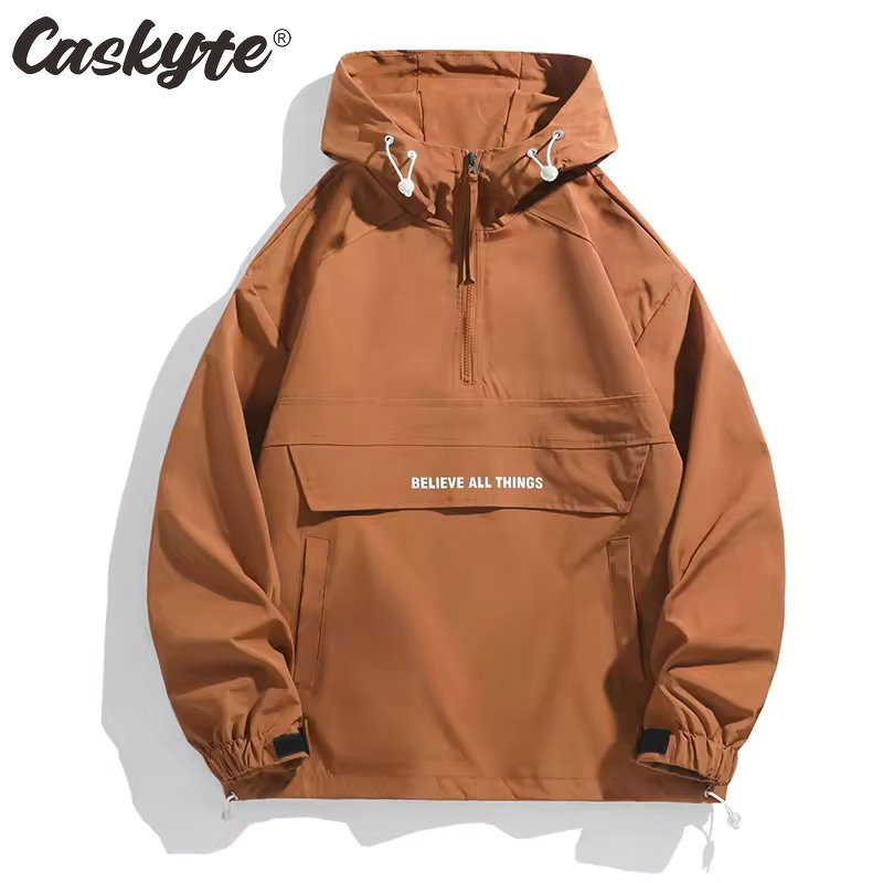 Outdoor Sport Coat - 2026 CASKYTE Men Hiking Jacket Waterproof