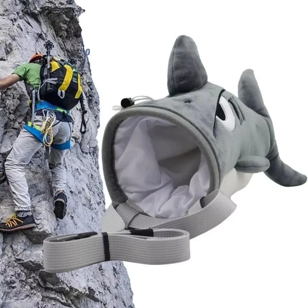 Outdoor Sport Climbing Gear - Cute Sloth/Shark Magnesium Powder Bag Stuffed