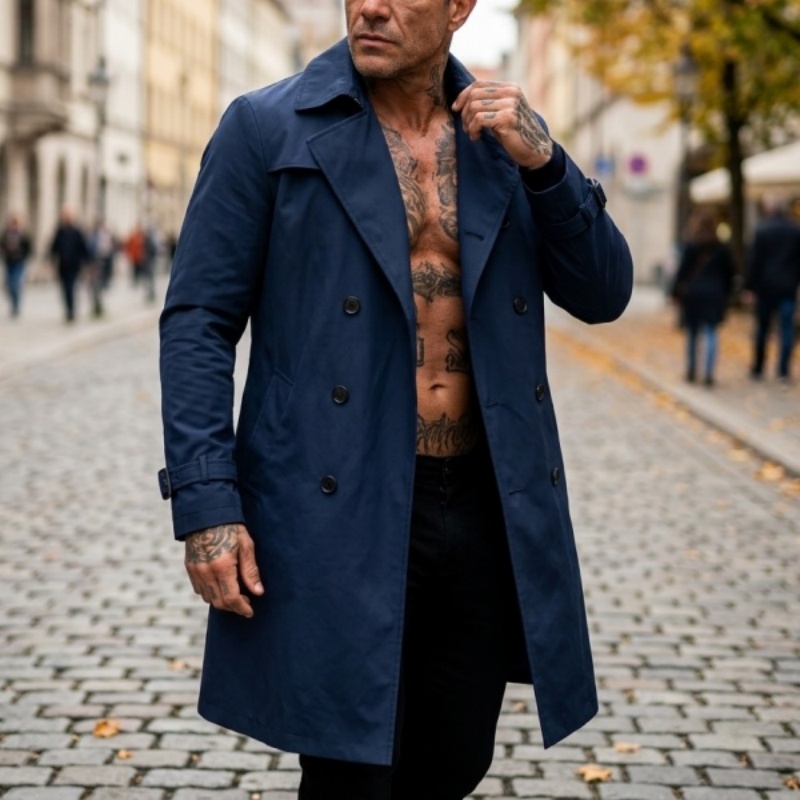 Outdoor Sport Windbreaker - Fall New Trench Men's Streetwear Windbreaker