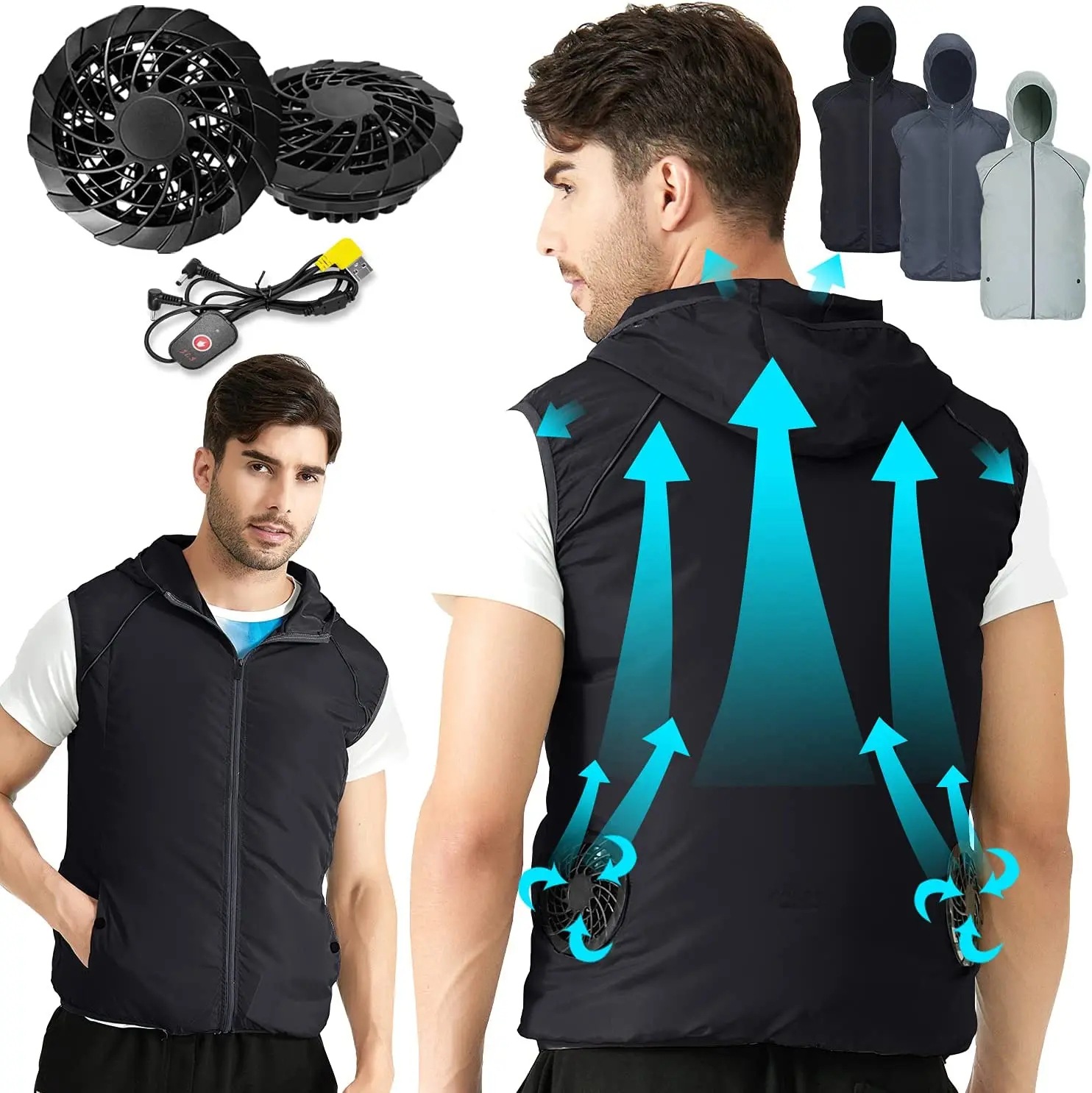 Summer Sport Fan Air Condition - Outdoor Sport Windbreaker ulasan dan harga