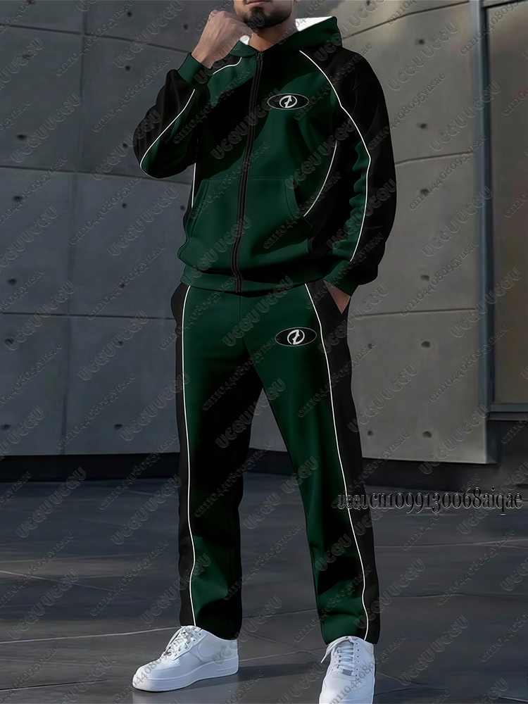 Autumn Winter New Men Tracksui - Outdoor Sports Outfit ulasan dan harga