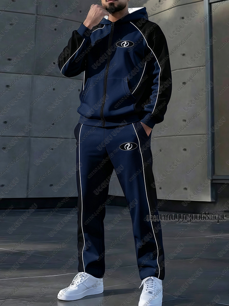 Autumn Winter New Men Tracksui - Outdoor Sports Outfit ulasan dan harga