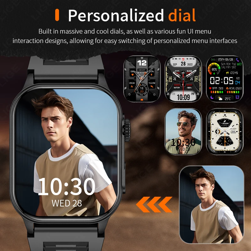LIGE 2026 Outdoor Smart Watch  - Definition Of Outdoor Sport ulasan dan harga