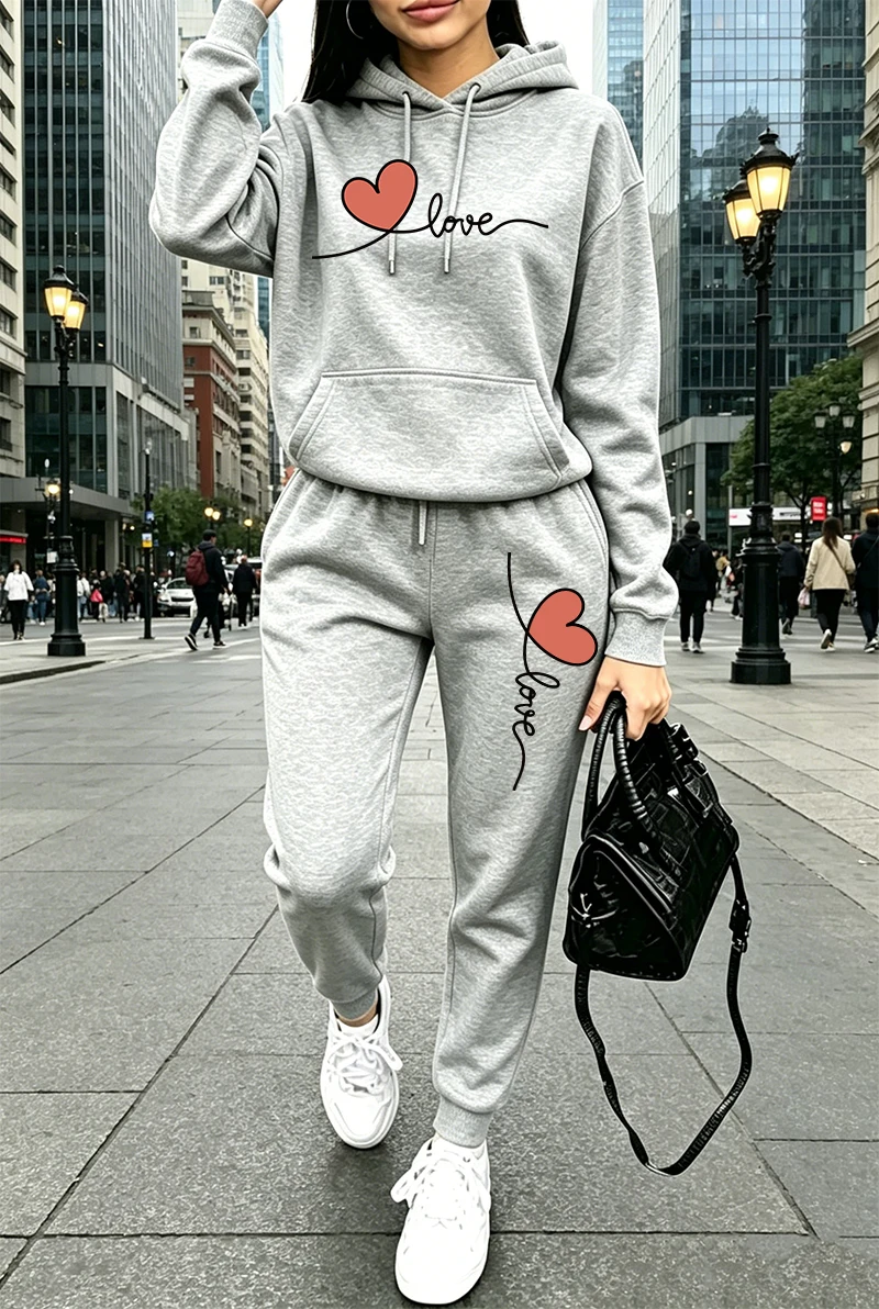 Womens Tracksuit Print Casual  - Outdoor Sports ulasan dan harga