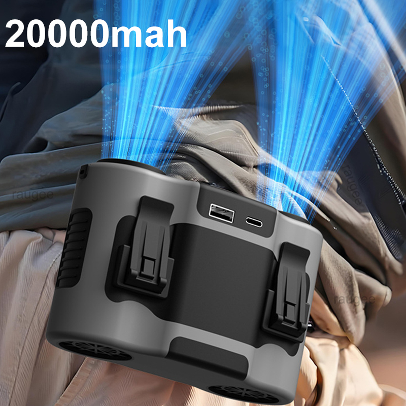 20000Mah Waist Fan Portable Cl - Outdoor Sport Outlet ulasan dan harga