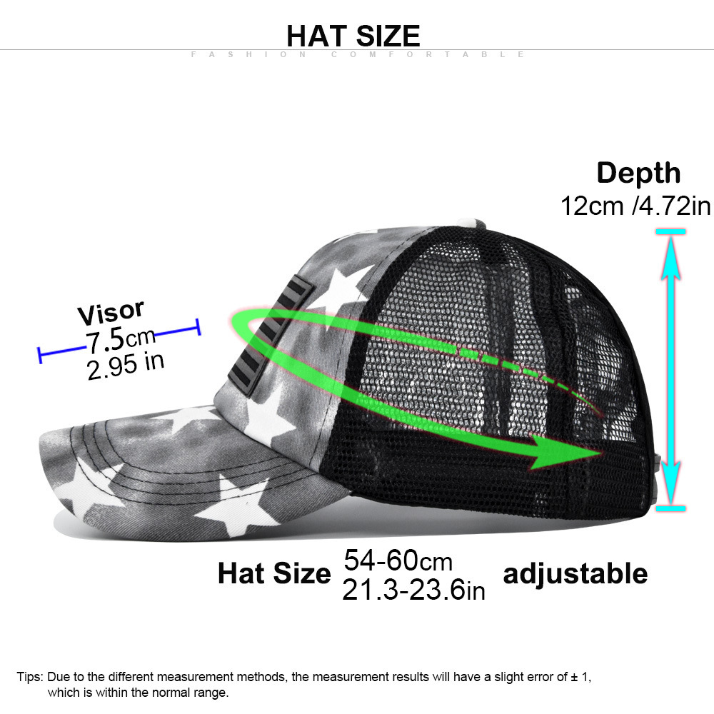 USA Flag Mesh Baseball Cap Sum - Outdoor Sport Usa ulasan dan harga