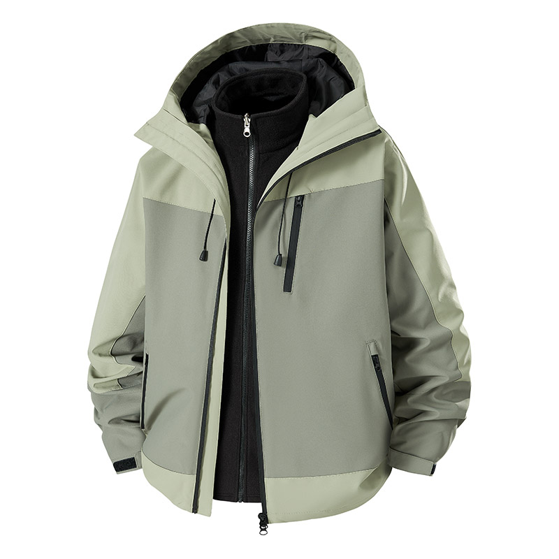 3-in-1 Splicing Mens Hiking Ja - Outdoor Sport Windbreaker ulasan dan harga