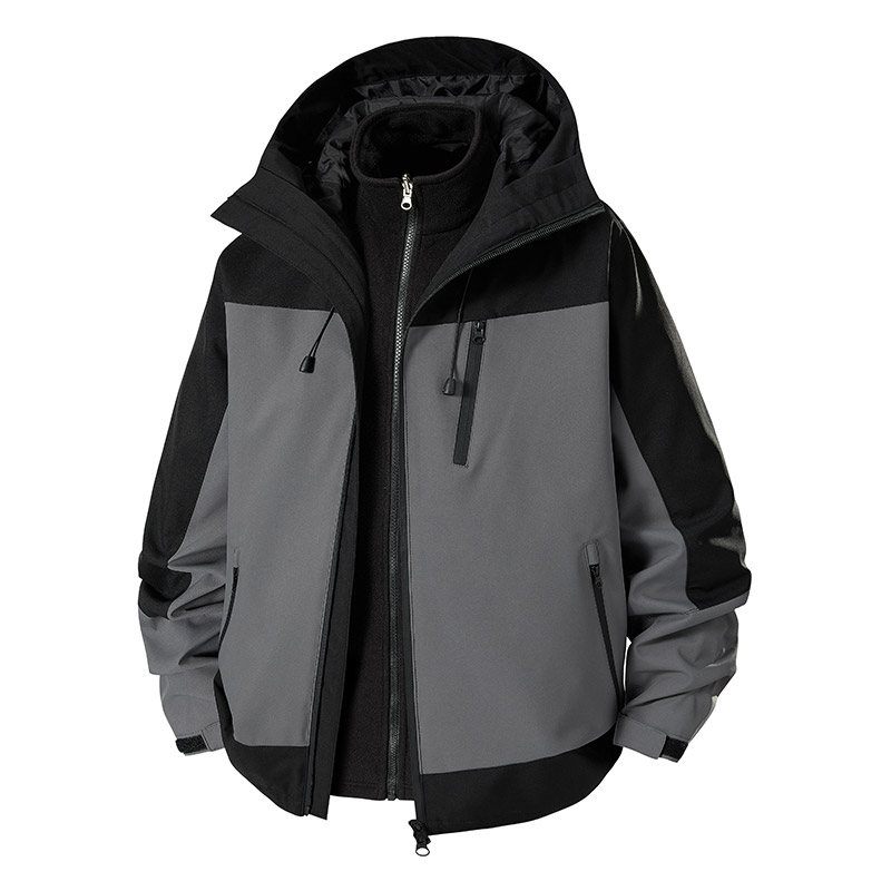 3-in-1 Splicing Mens Hiking Ja - Outdoor Sport Windbreaker ulasan dan harga