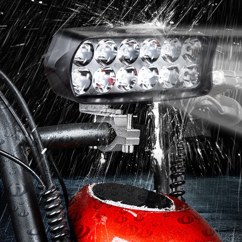 Motorcycle Headlight 12v Spot  - Head Racket Boom ulasan dan harga